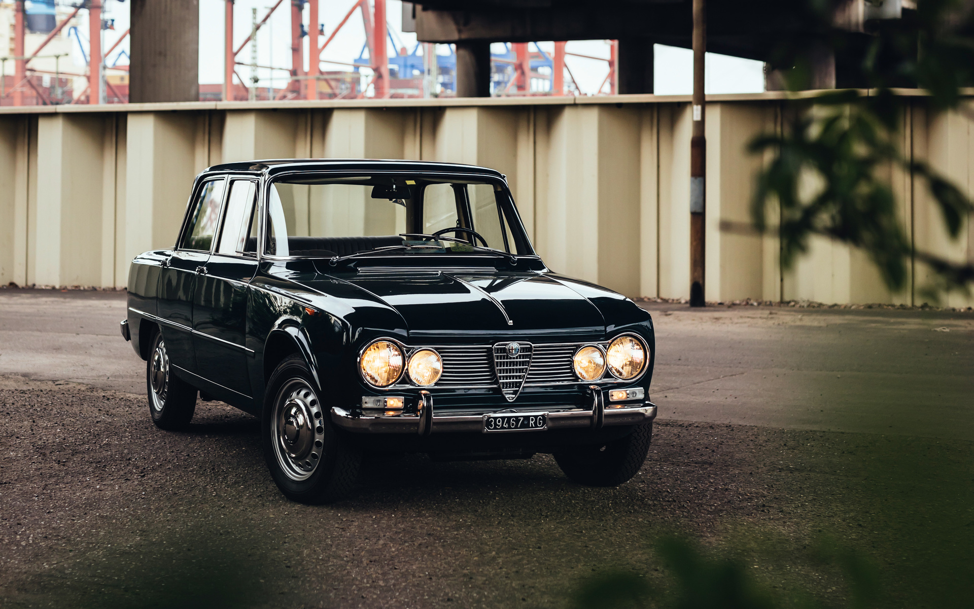 alfa romeo, giulia, ti, 4k, retro, cars, 1967