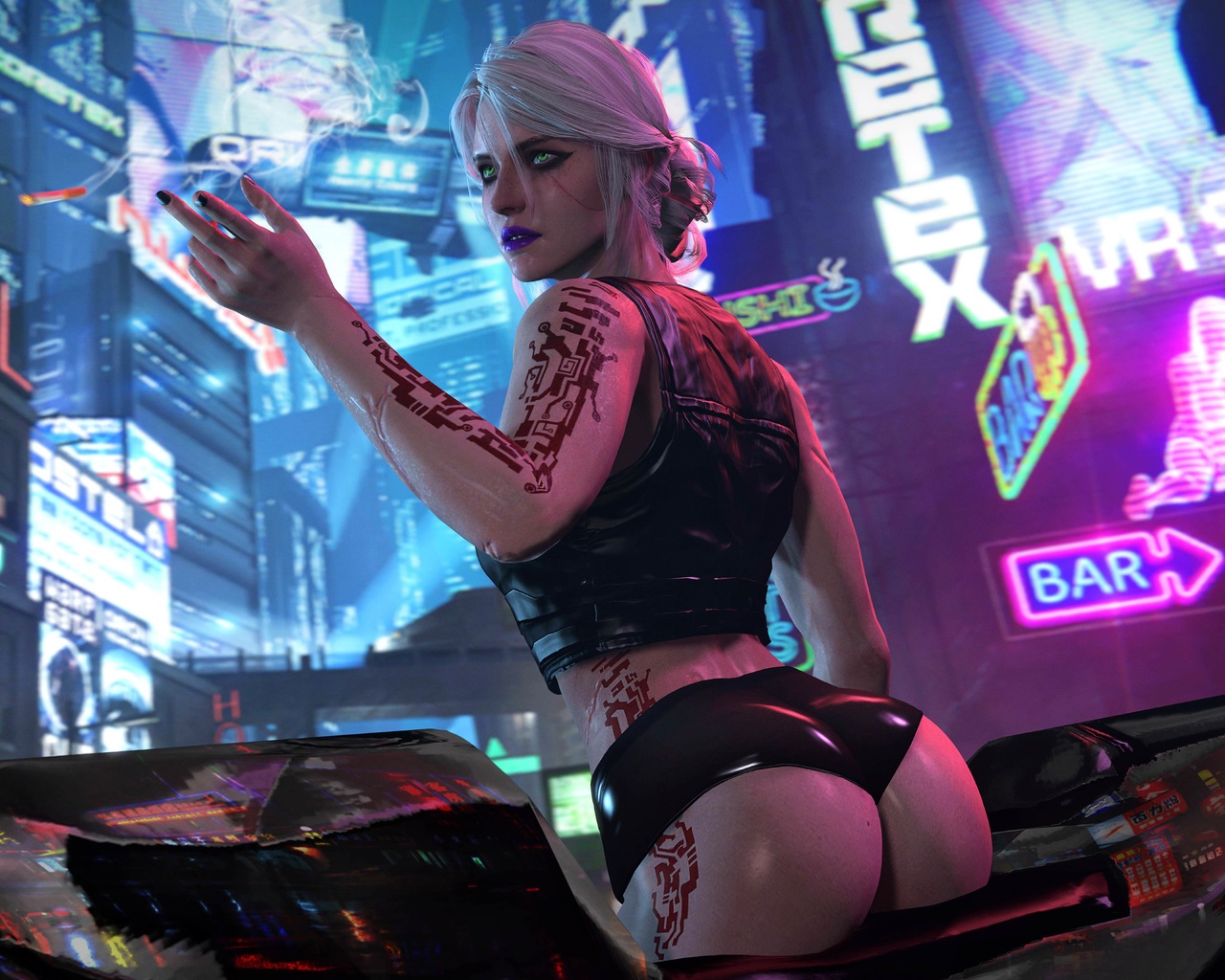 cyberpunk, girl