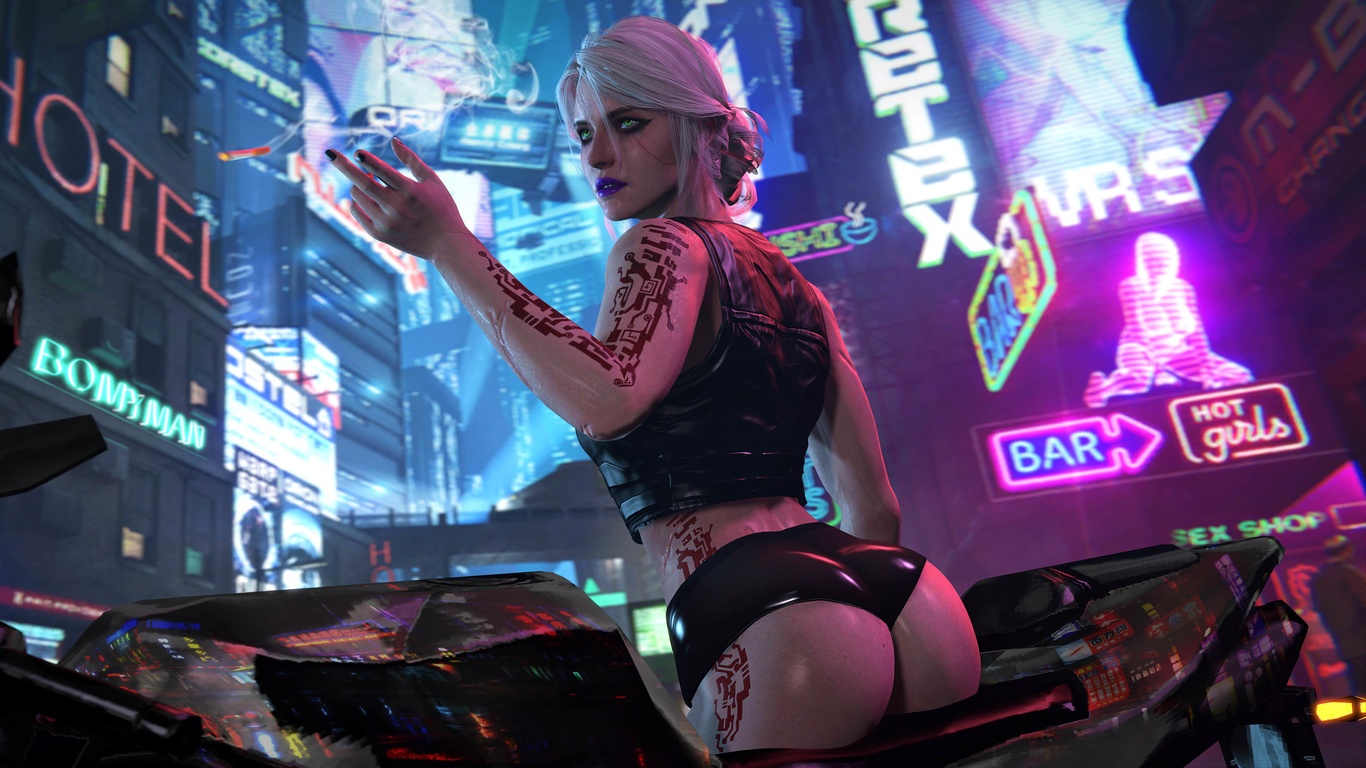 cyberpunk, girl