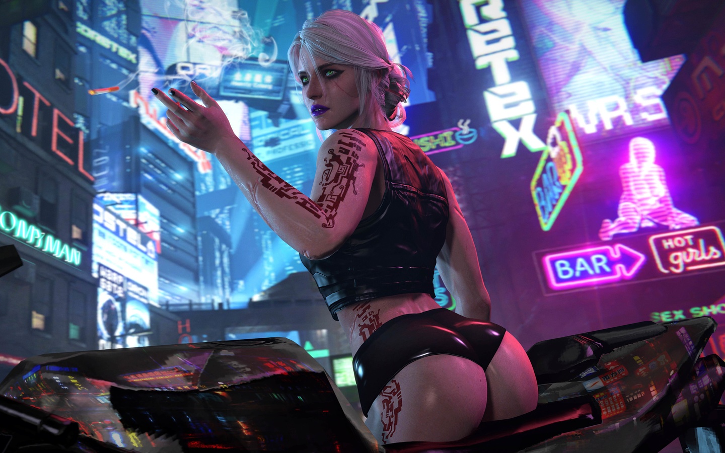 cyberpunk, girl