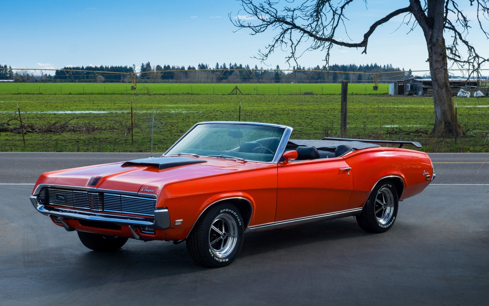 mercury, cougar, convertible, 1969