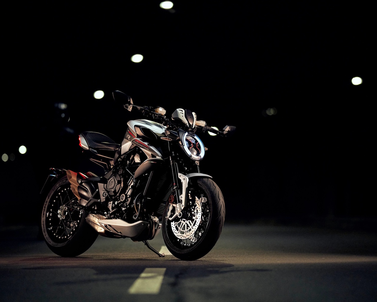 mv, agusta, dragster, rr, scs, 2021, night, tarmac