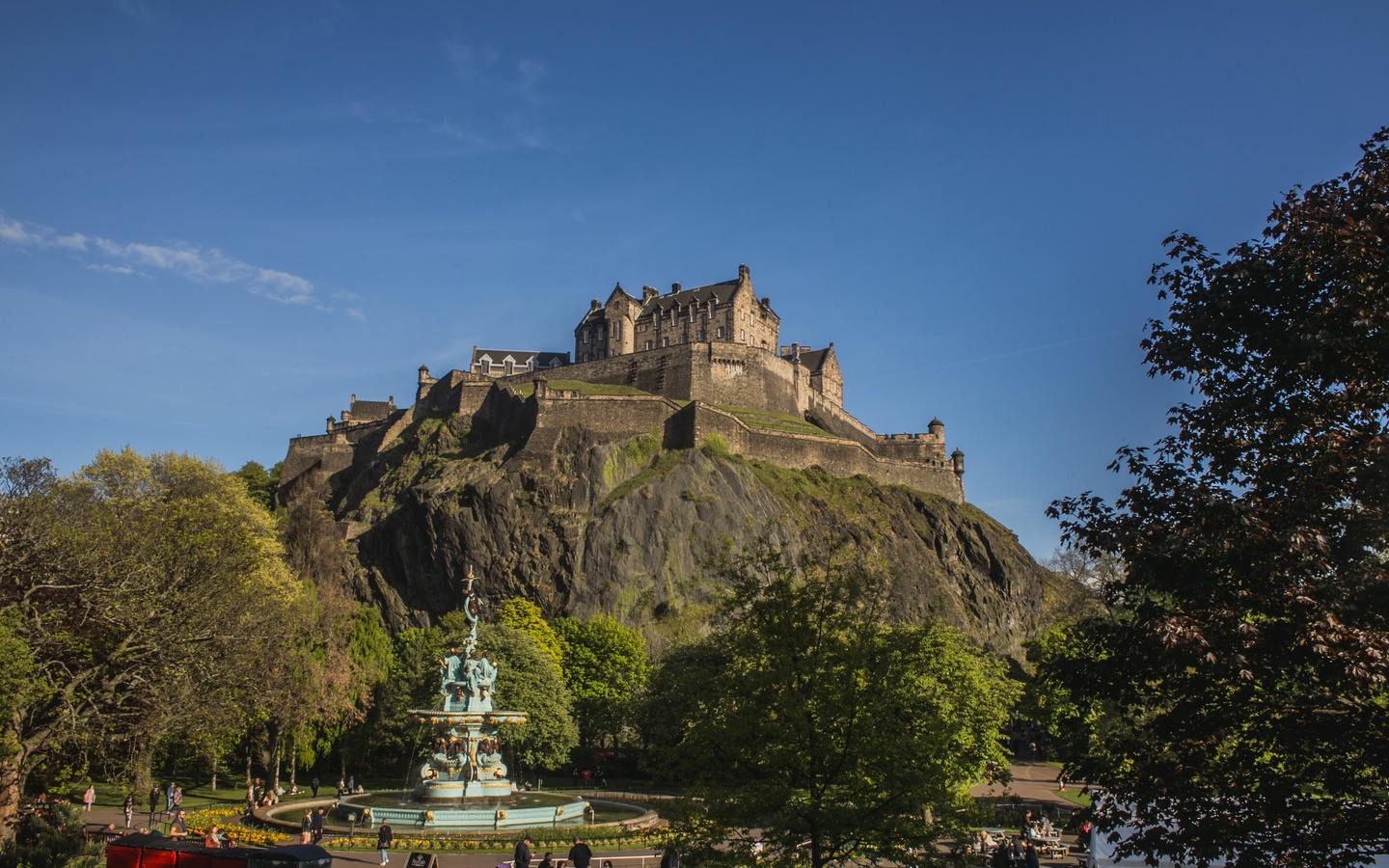 , , , edinburgh, castle, castle, rock, , 