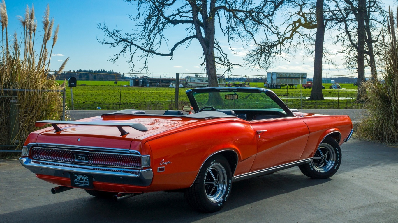 mercury, cougar, convertible, 1969