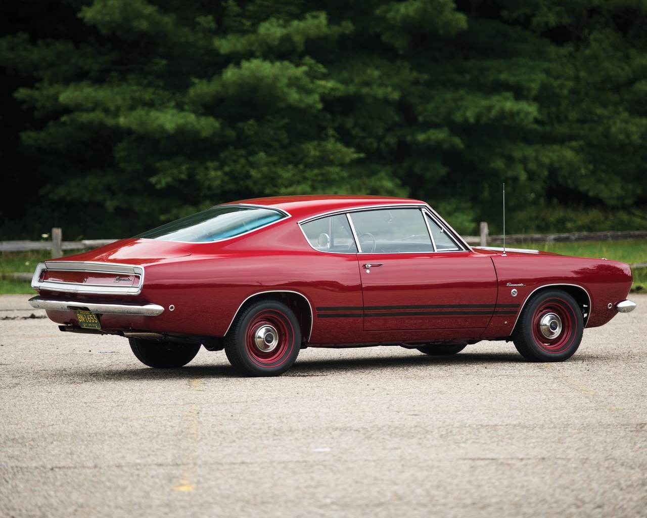 american, classic, car, plymouth, barracuda