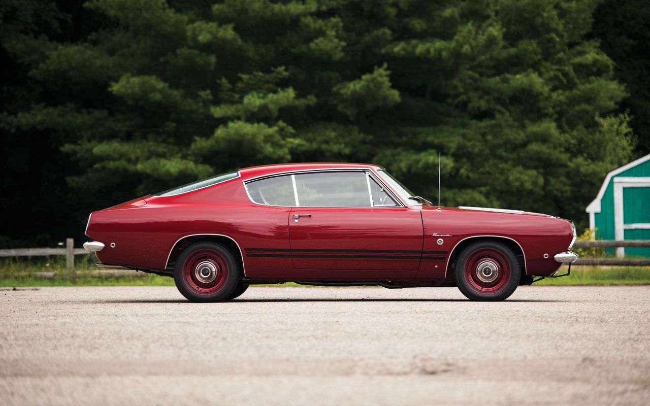 american, classic, car, plymouth, barracuda