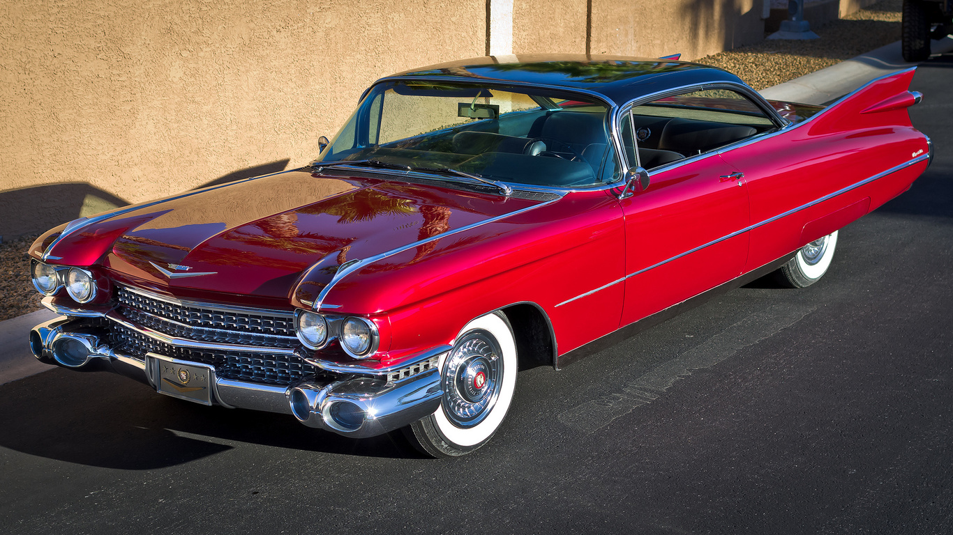 american, classic, car, cadillac, 1959