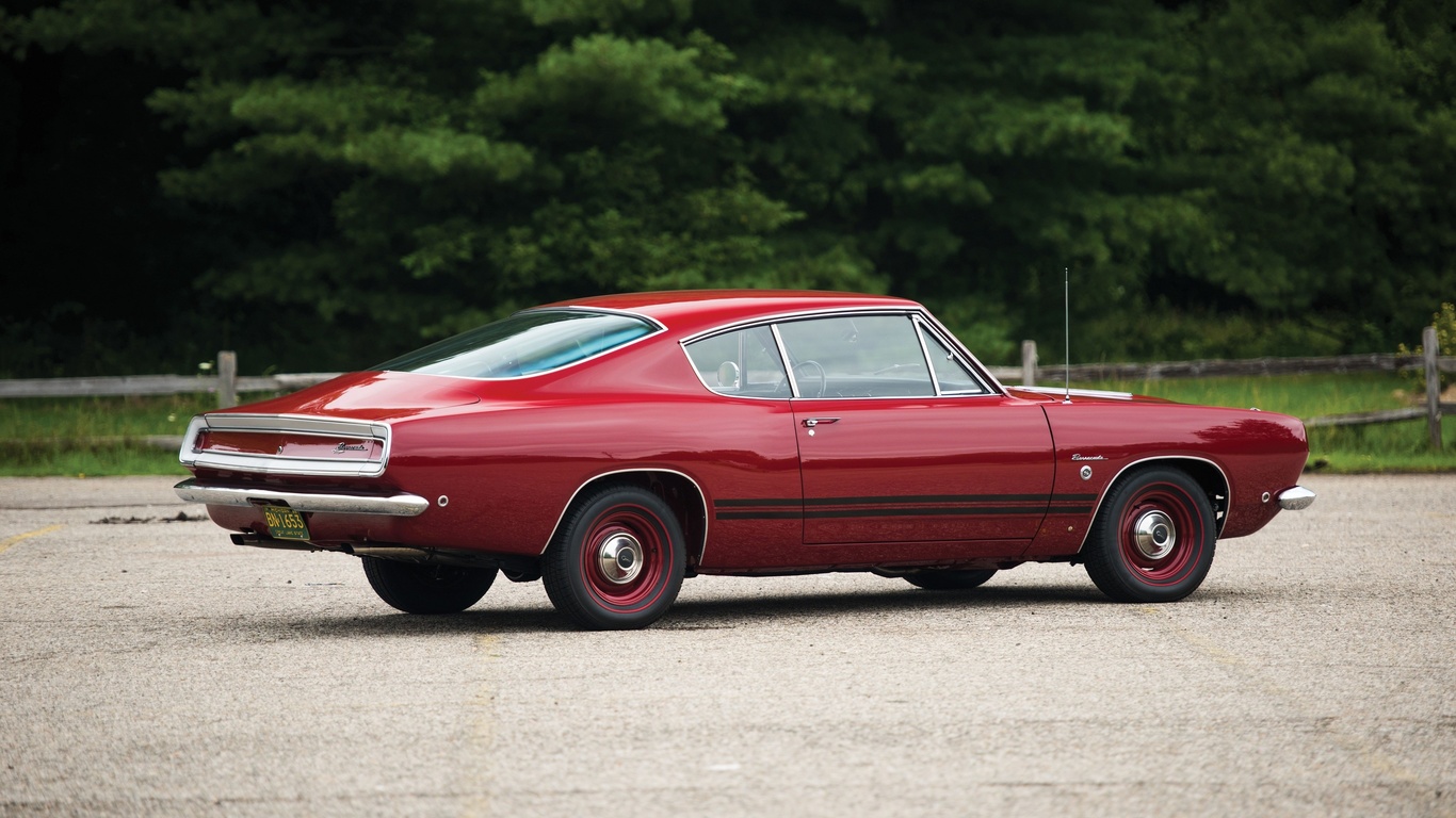 american, classic, car, plymouth, barracuda