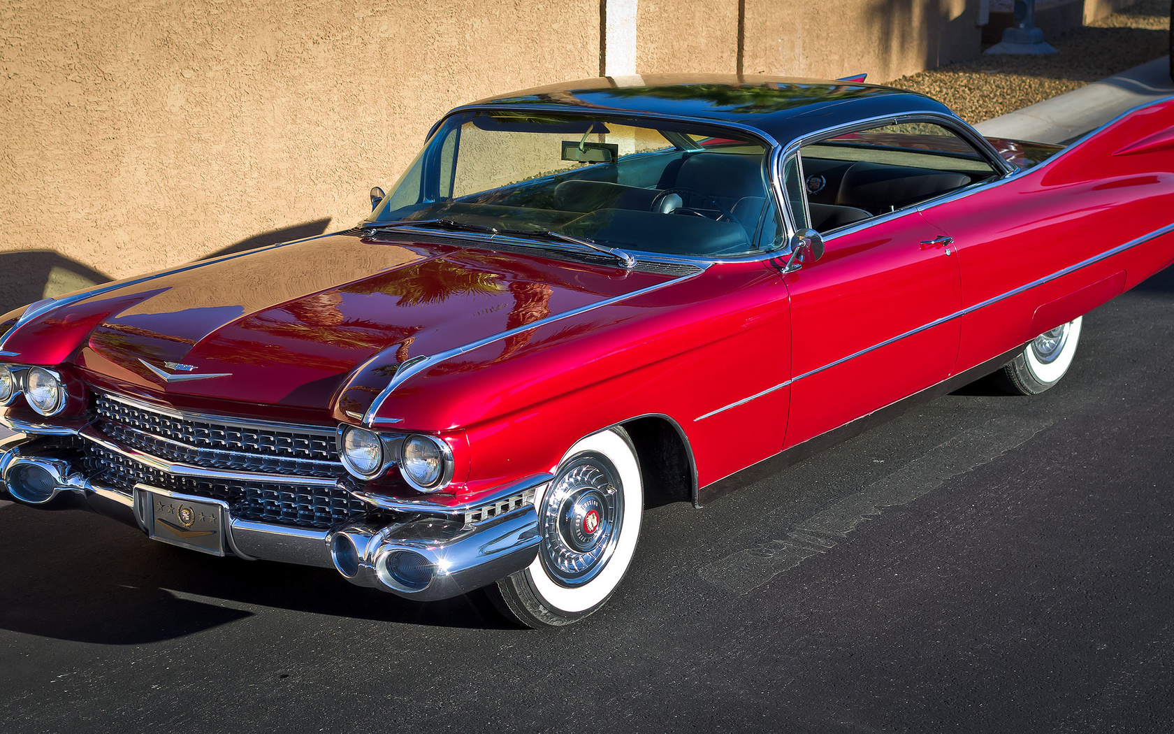 american, classic, car, cadillac, 1959