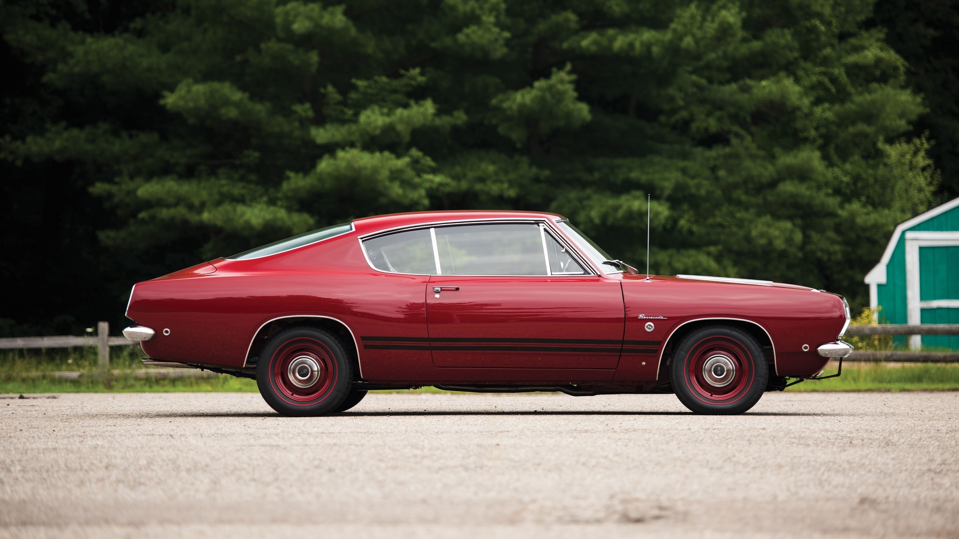 american, classic, car, plymouth, barracuda