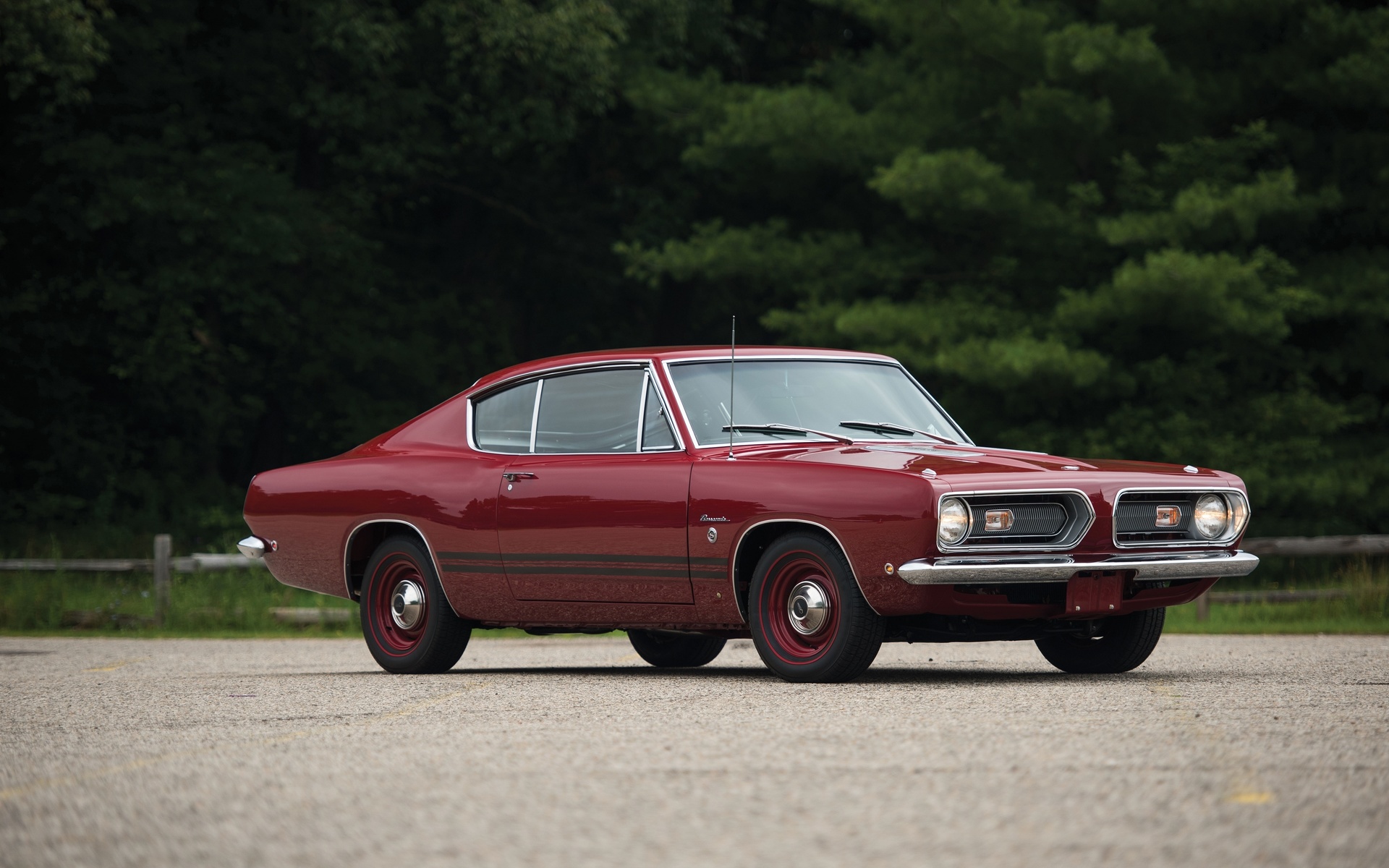 american, classic, car, plymouth, barracuda