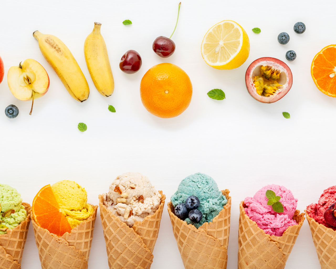 , colorful, , , , fruit, cone