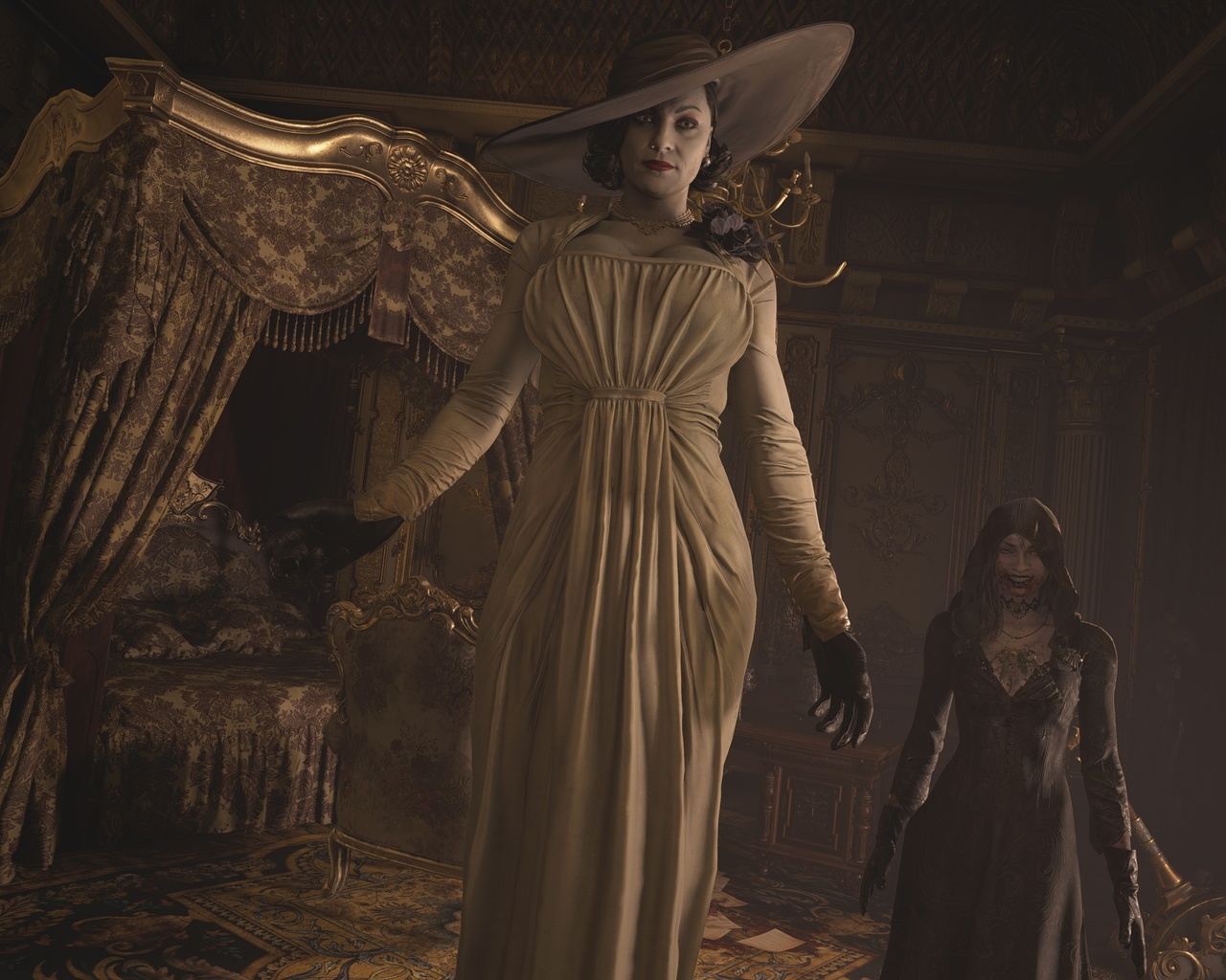 resident evil, village, alcina dimitrescu, lady, dimitrescu, horror, games