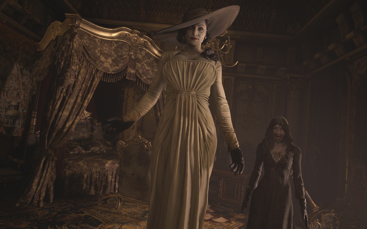 resident evil, village, alcina dimitrescu, lady, dimitrescu, horror, games