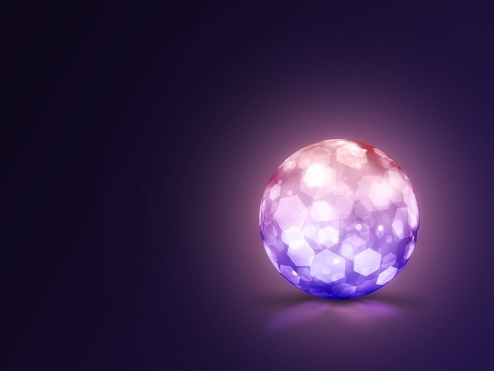 crystal, lightning, ball