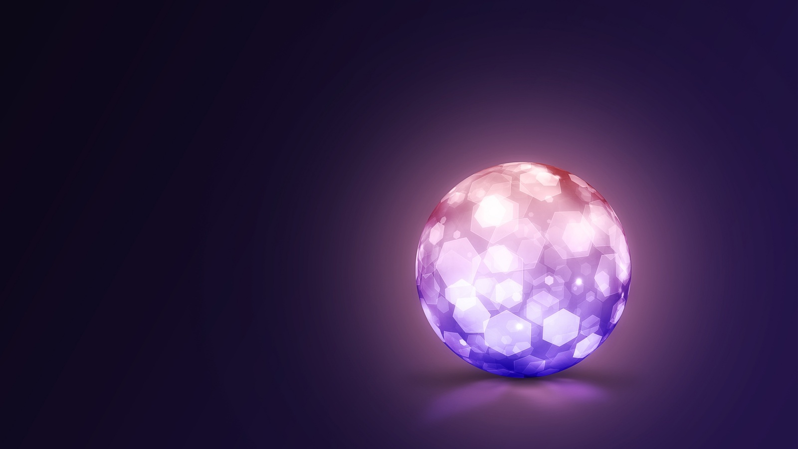 crystal, lightning, ball