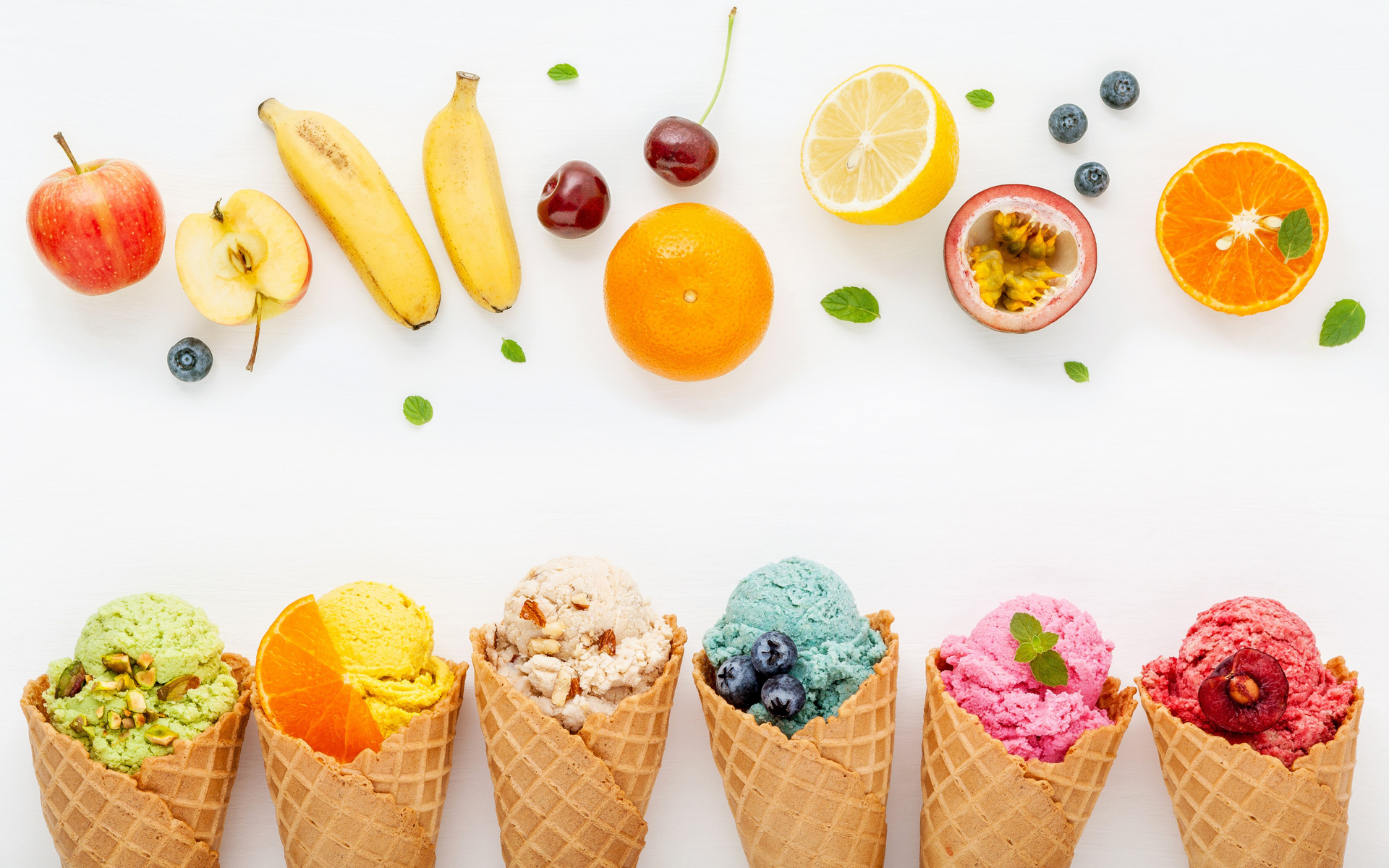 , colorful, , , , fruit, cone