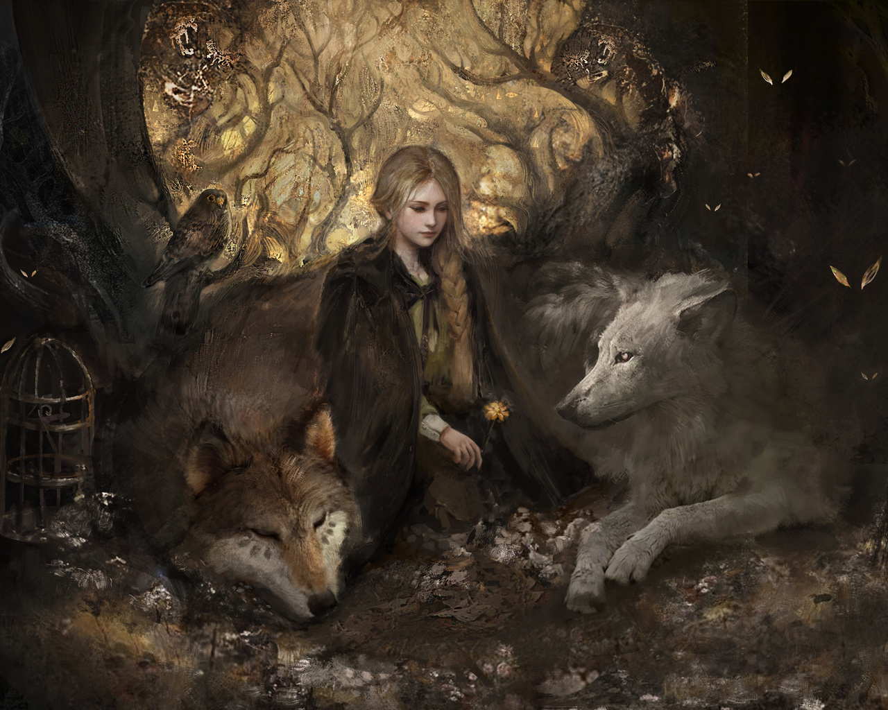 . yi, wolf walkers, , 