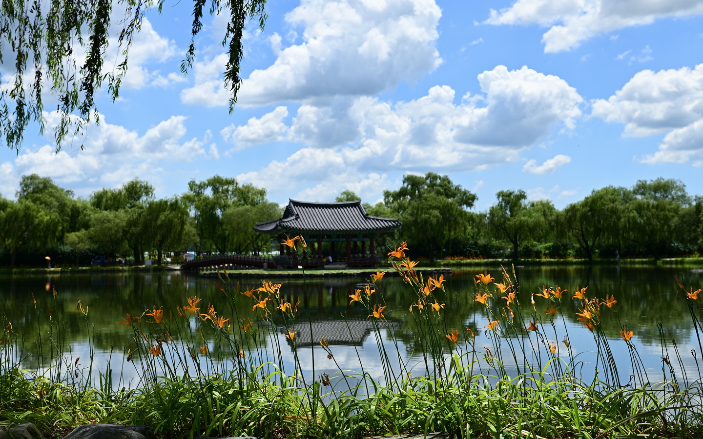 gungnamji pond,  