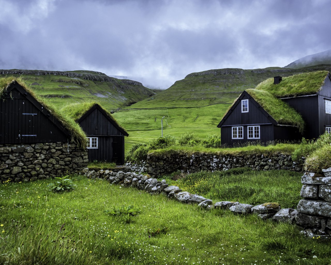 , , , , faroe, islands, , , husevig, sandoy, husavik, island