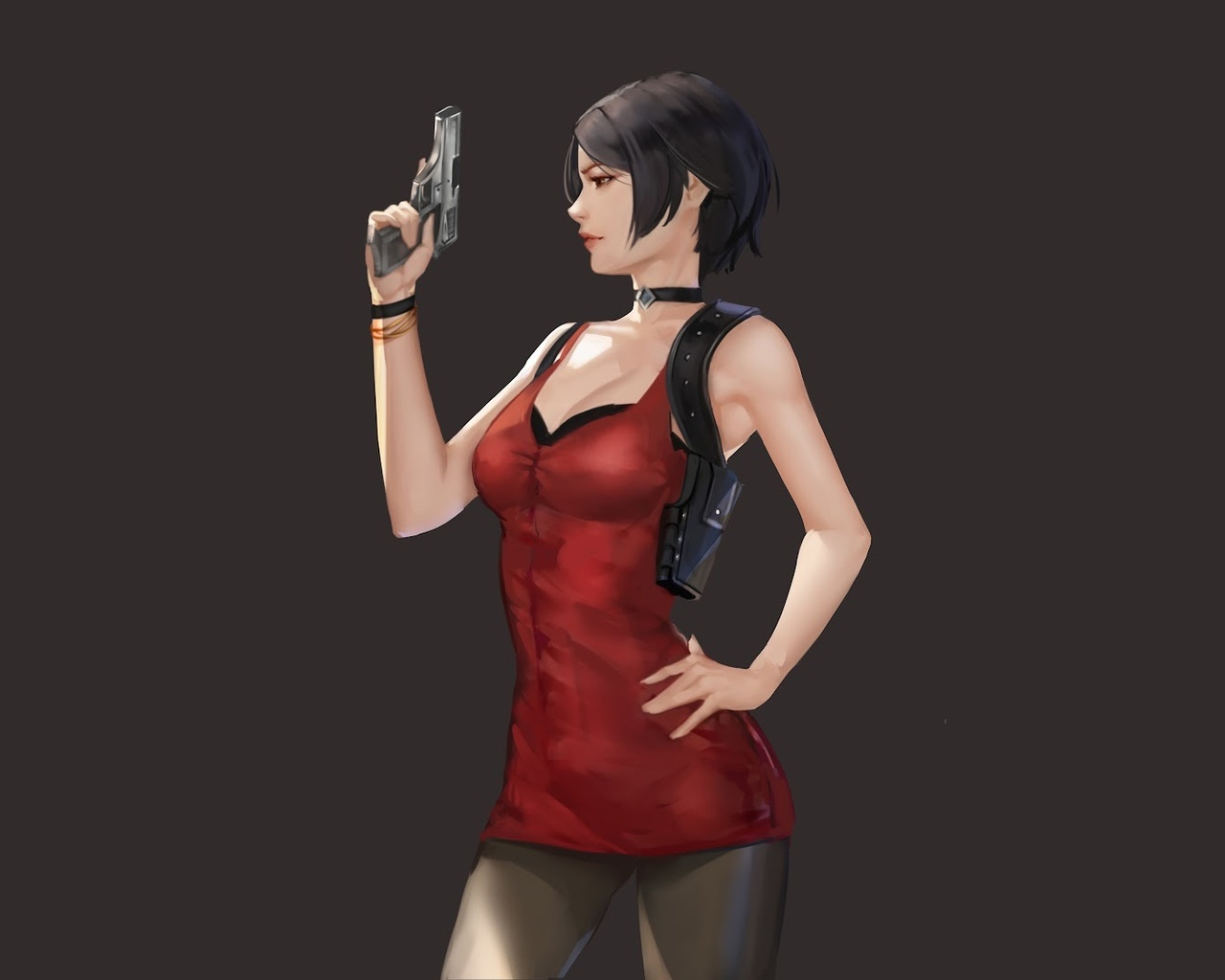 resident evil 2, ada wong, art