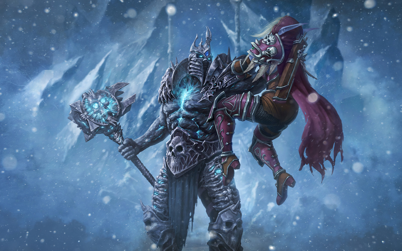 lich king, silvana, shadowlands