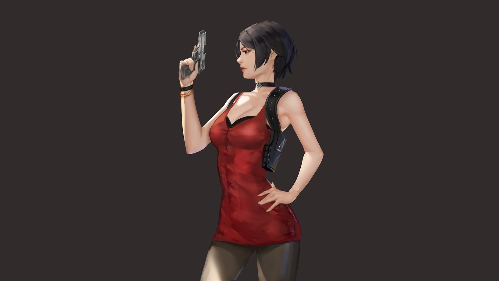 resident evil 2, ada wong, art