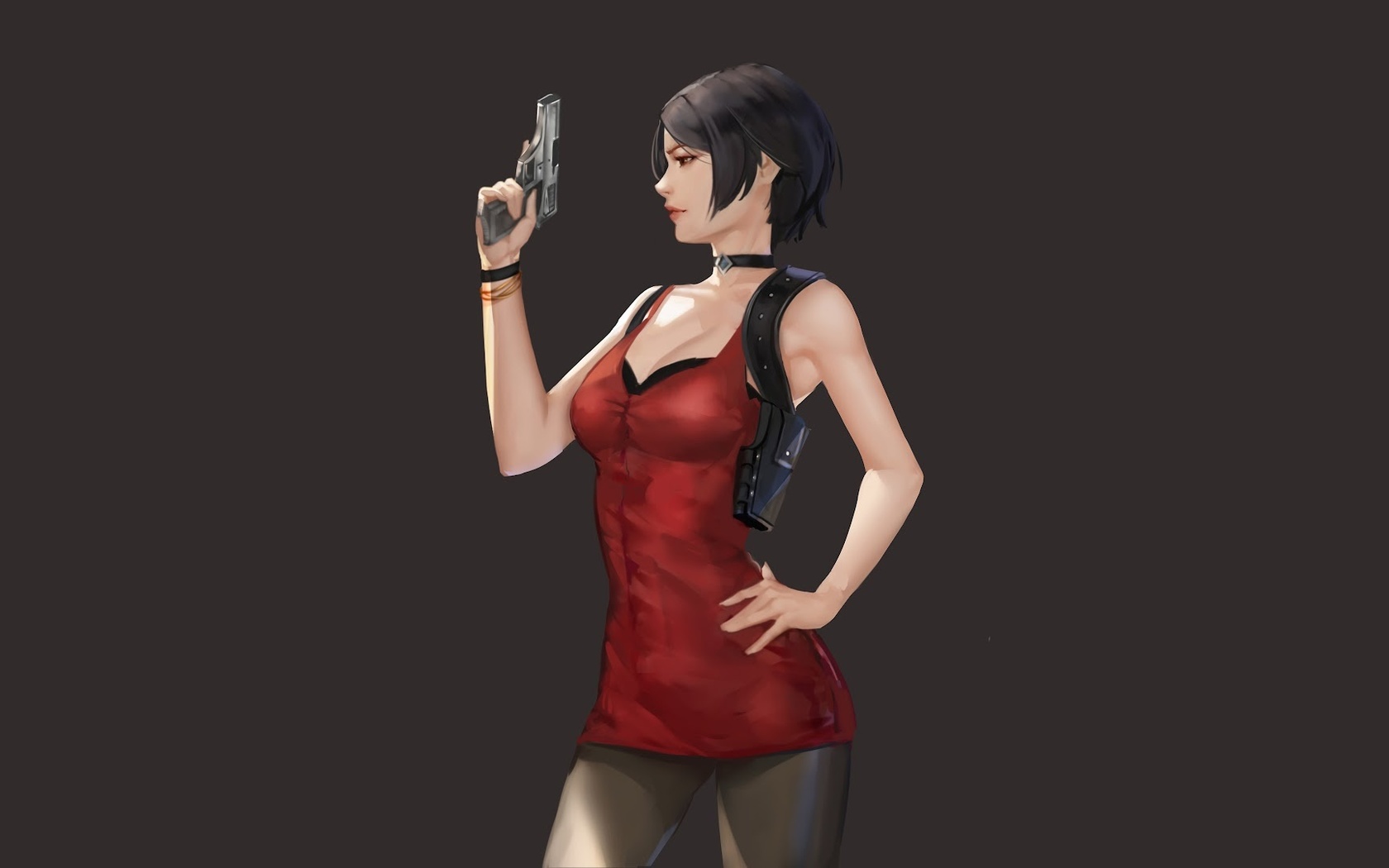 resident evil 2, ada wong, art