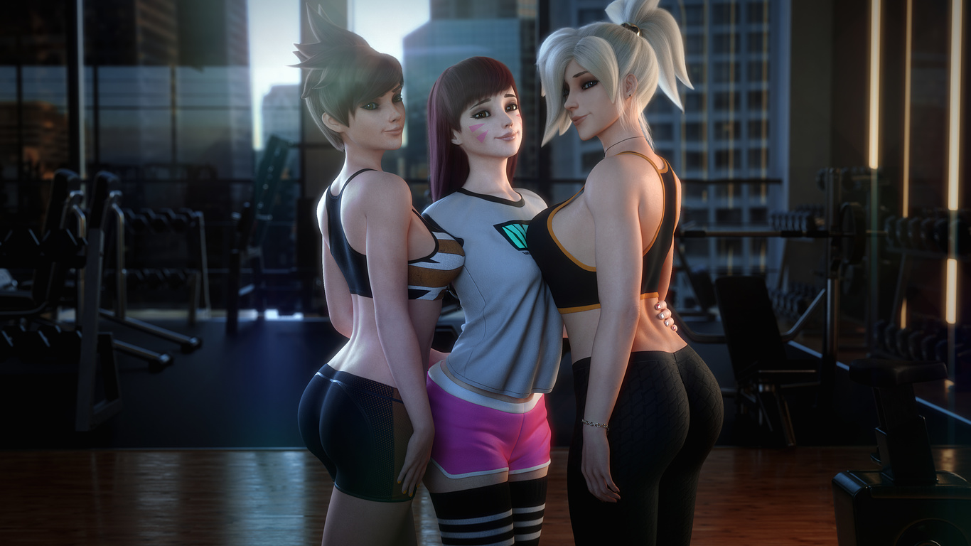 , tracer (overwatch), d.va (overwatch), video games