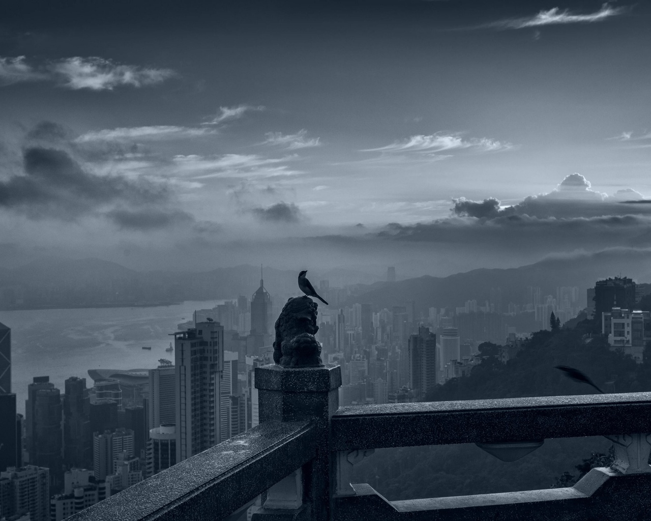 -, , victoria peak, hong kong, mystical moment, calm amid the chaos,   