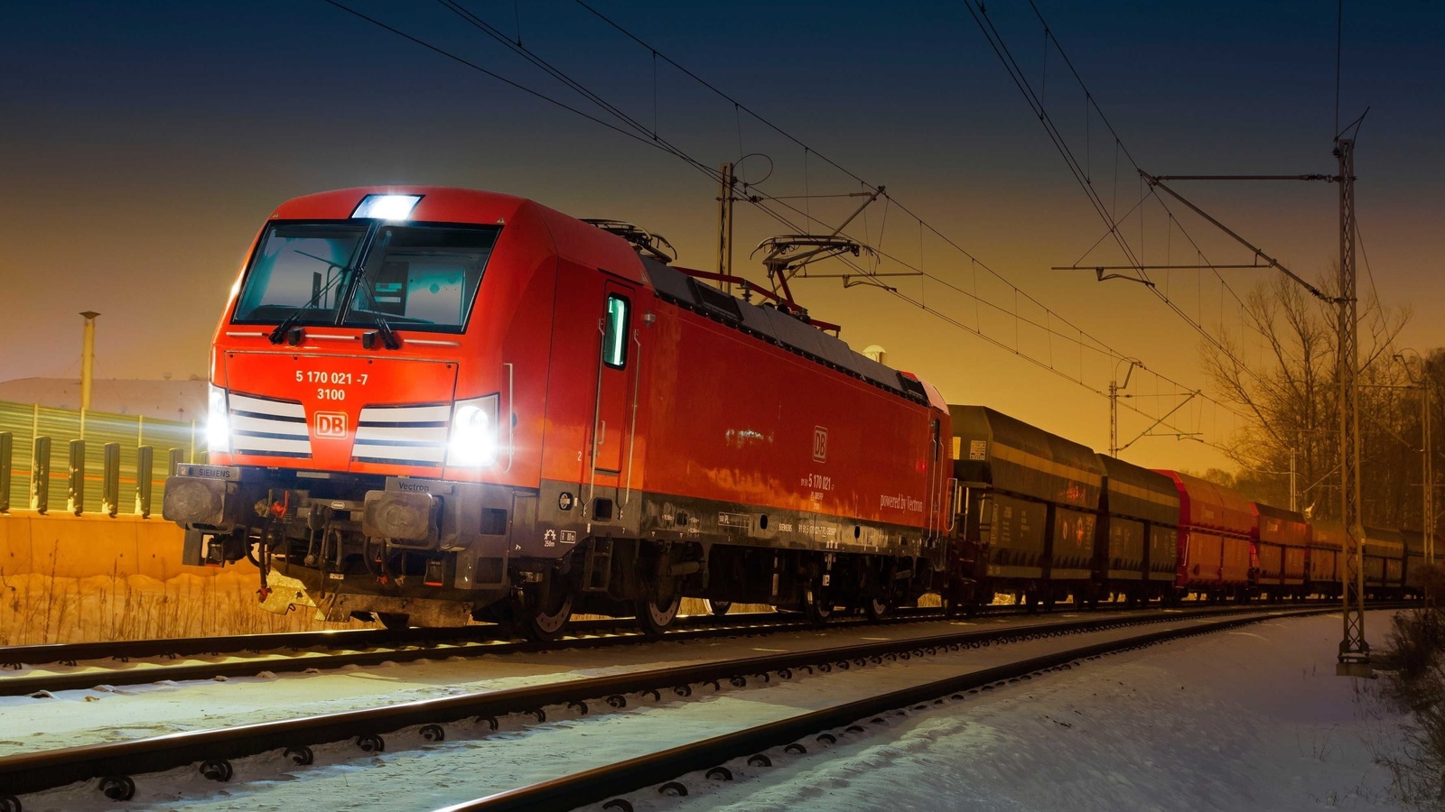 deutsche bahn,   , winter, germany