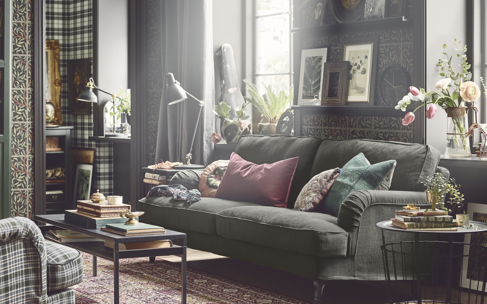 living room, ikea,    , sofa, black living room furniture