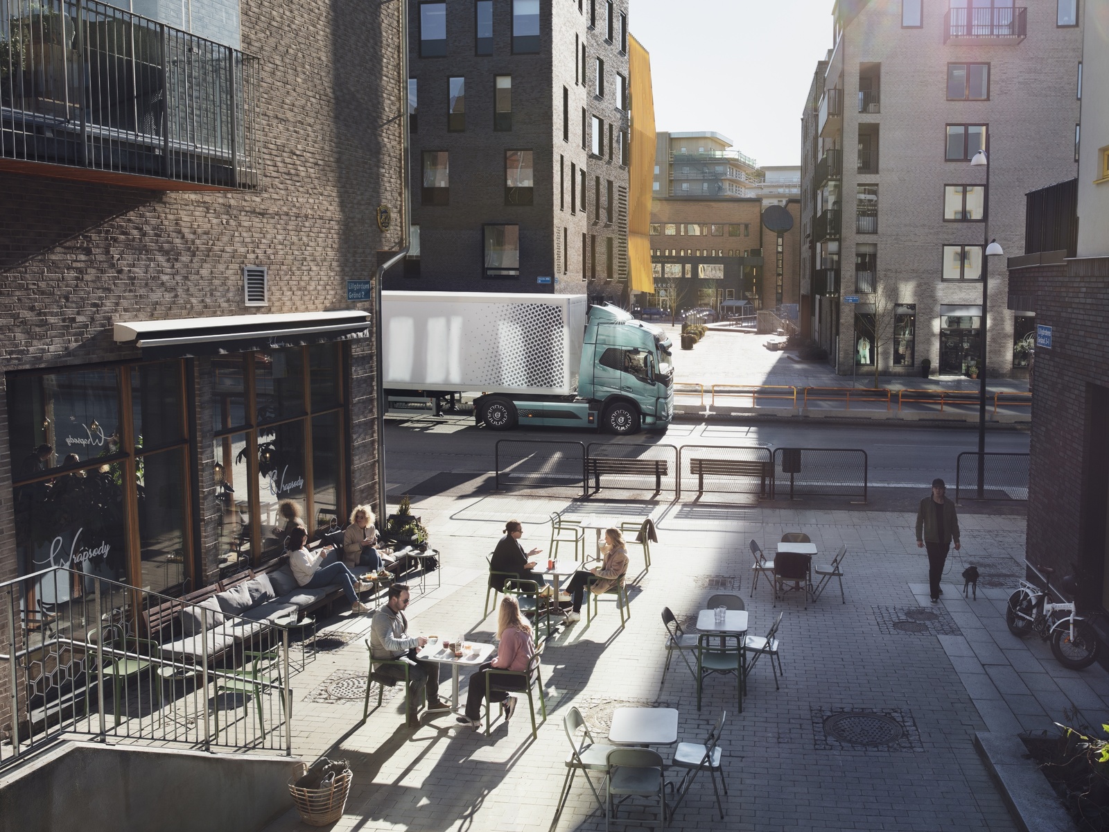 , , gothenburg, sweden, volvo fm electric