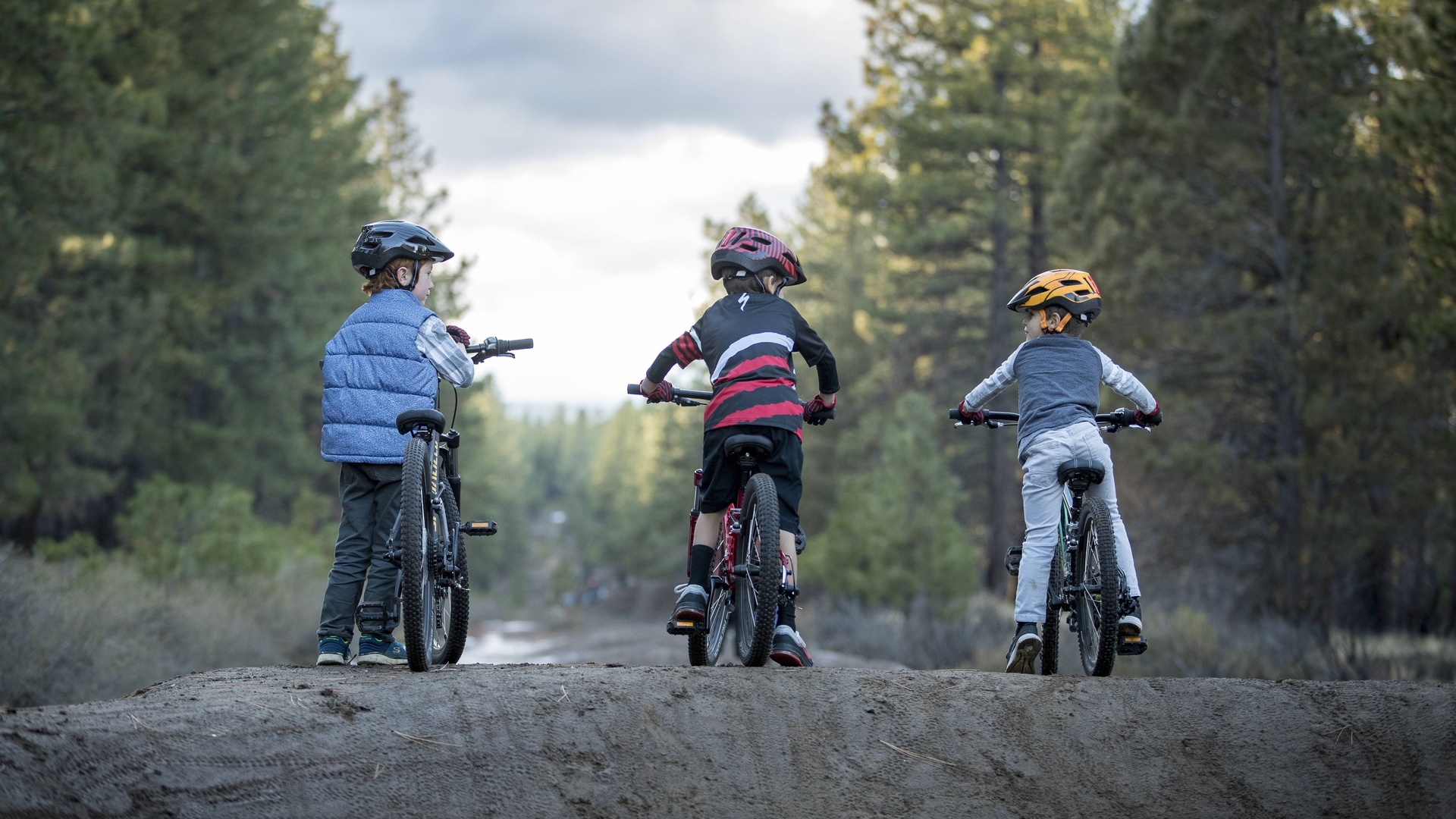 bicycles, children, , , outdoors