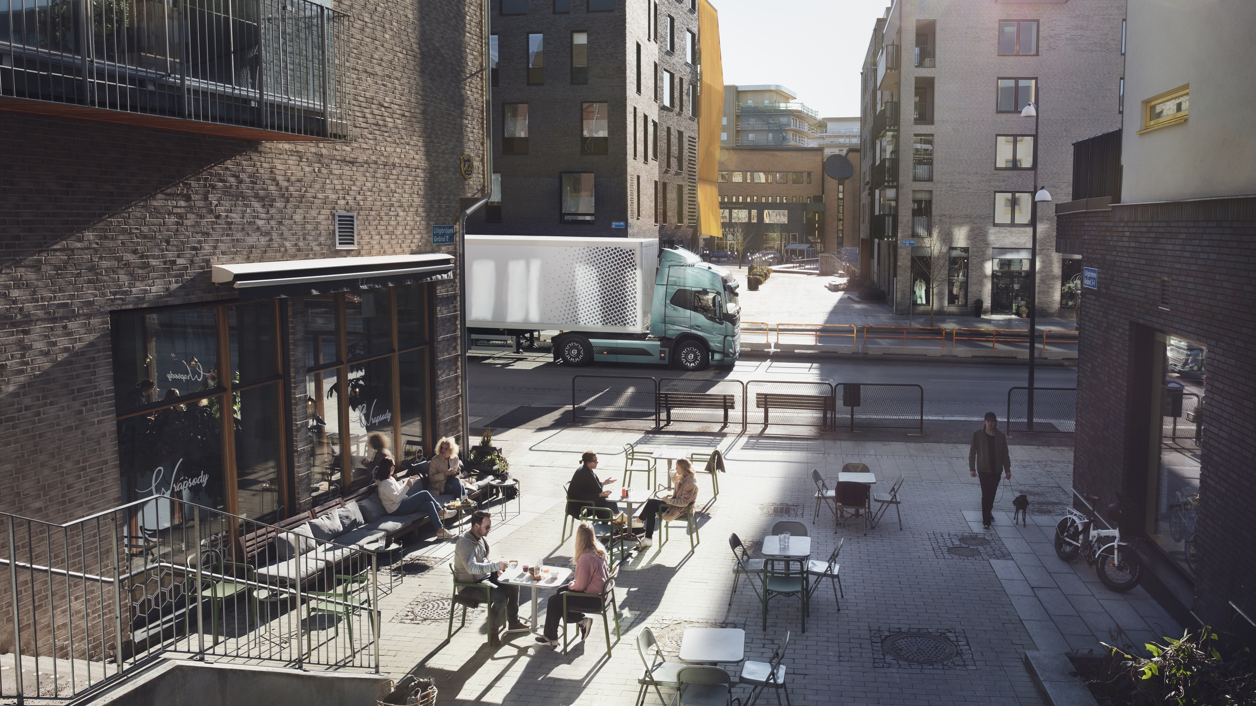 , , gothenburg, sweden, volvo fm electric