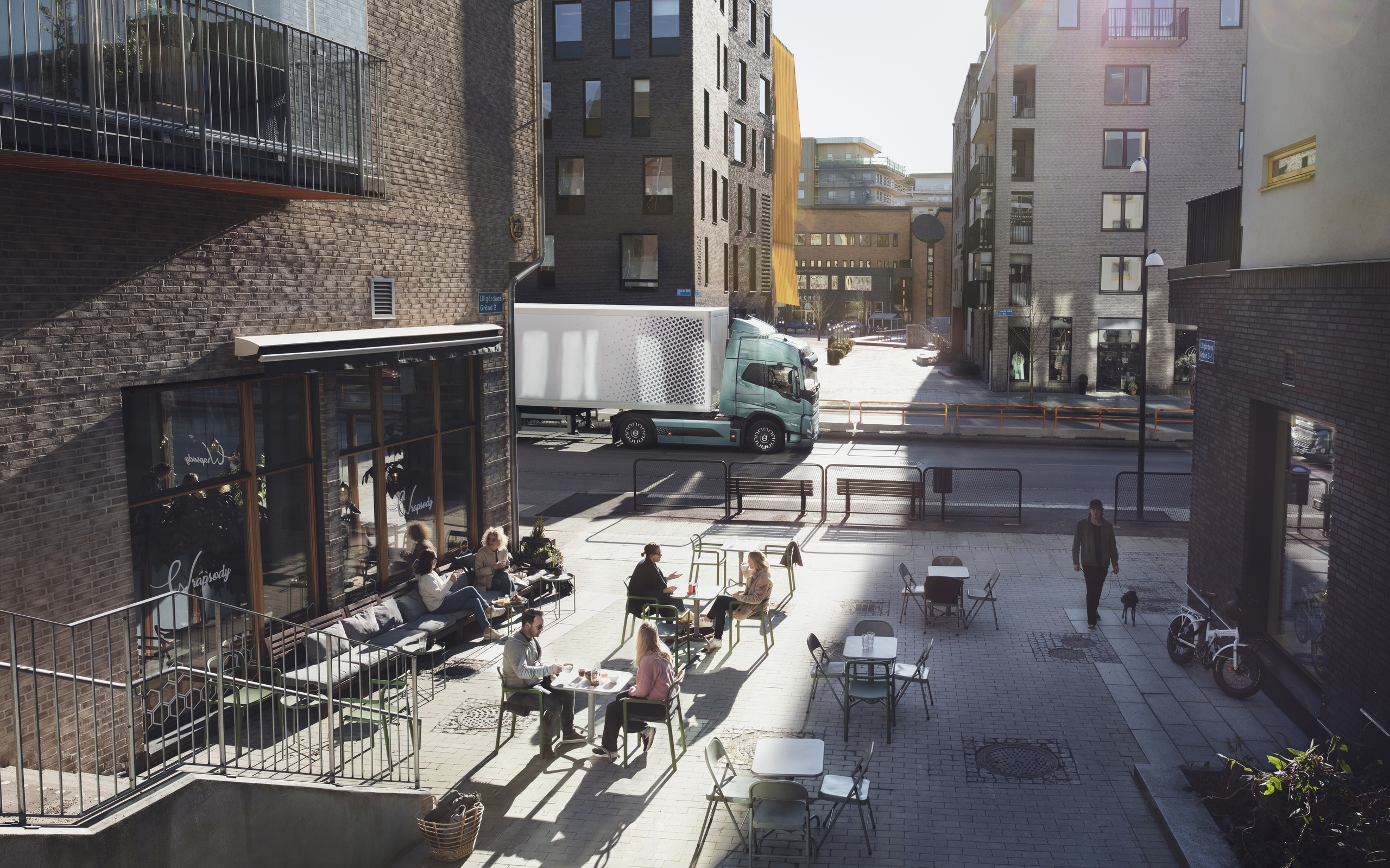 , , gothenburg, sweden, volvo fm electric