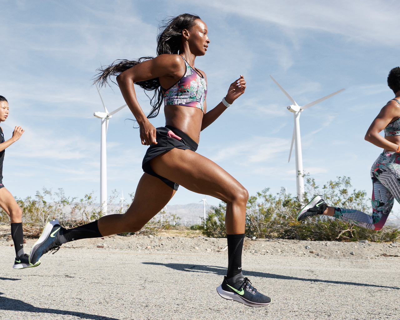 women running, sport, nike, running shoes