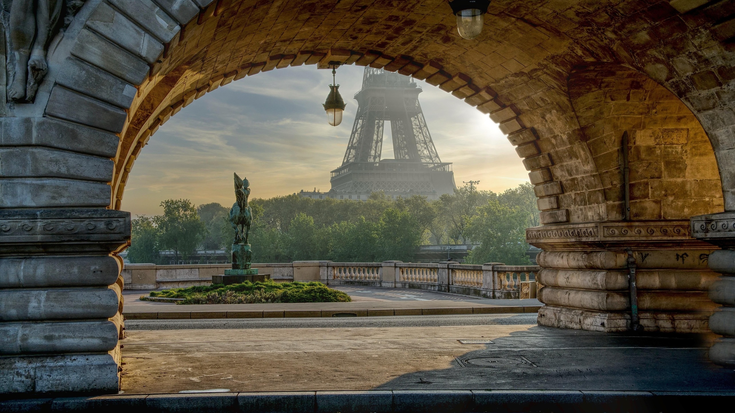 paris, france, arch, eiffel tower