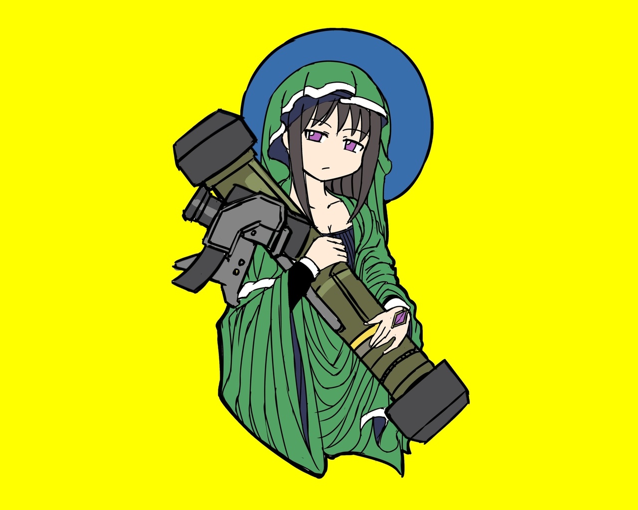 Картинки ukraine, war, anime, saint javelin - обои 1280x1024, картинка  №492620