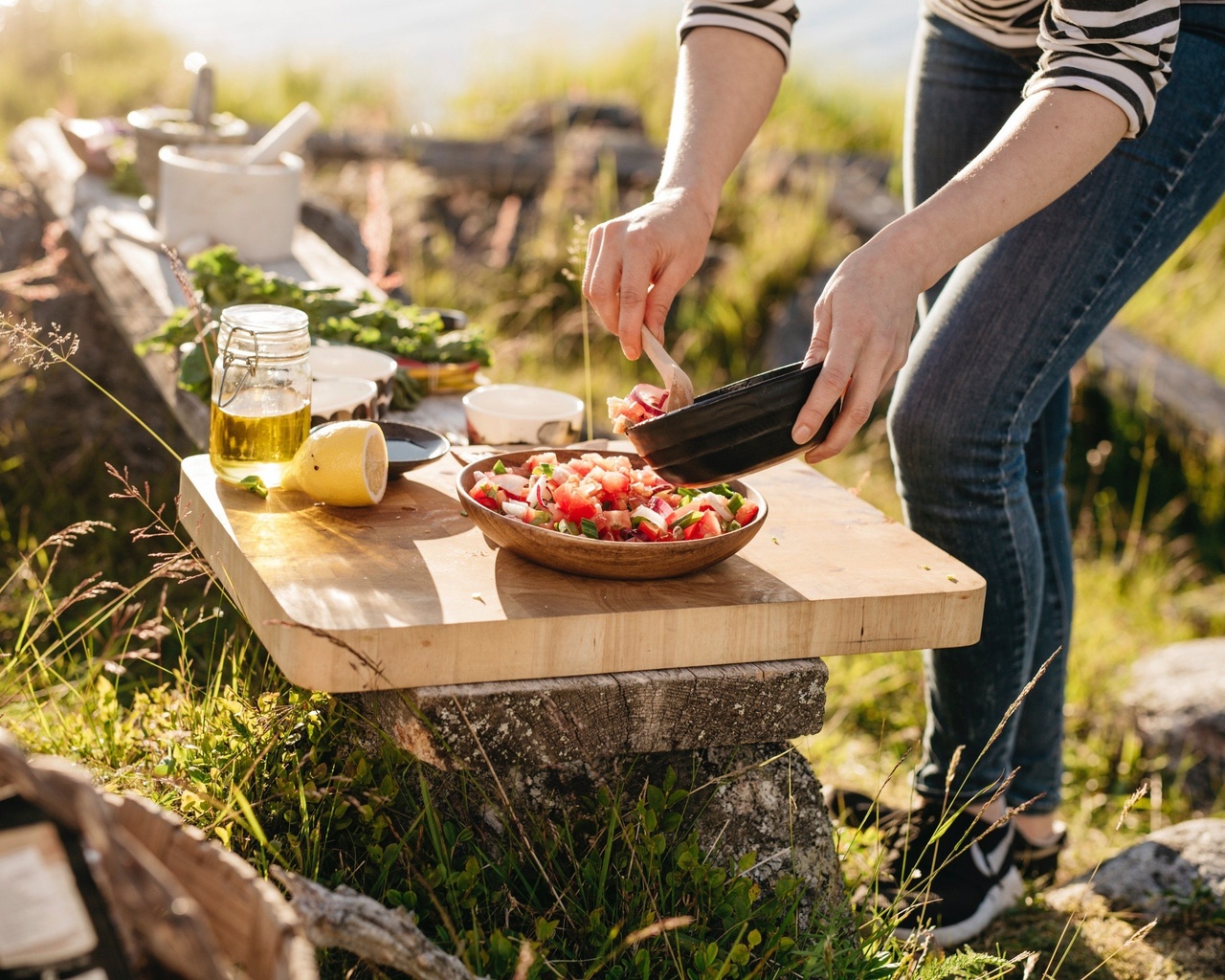 nature, tourism, finland, food, salad, natural ingredients