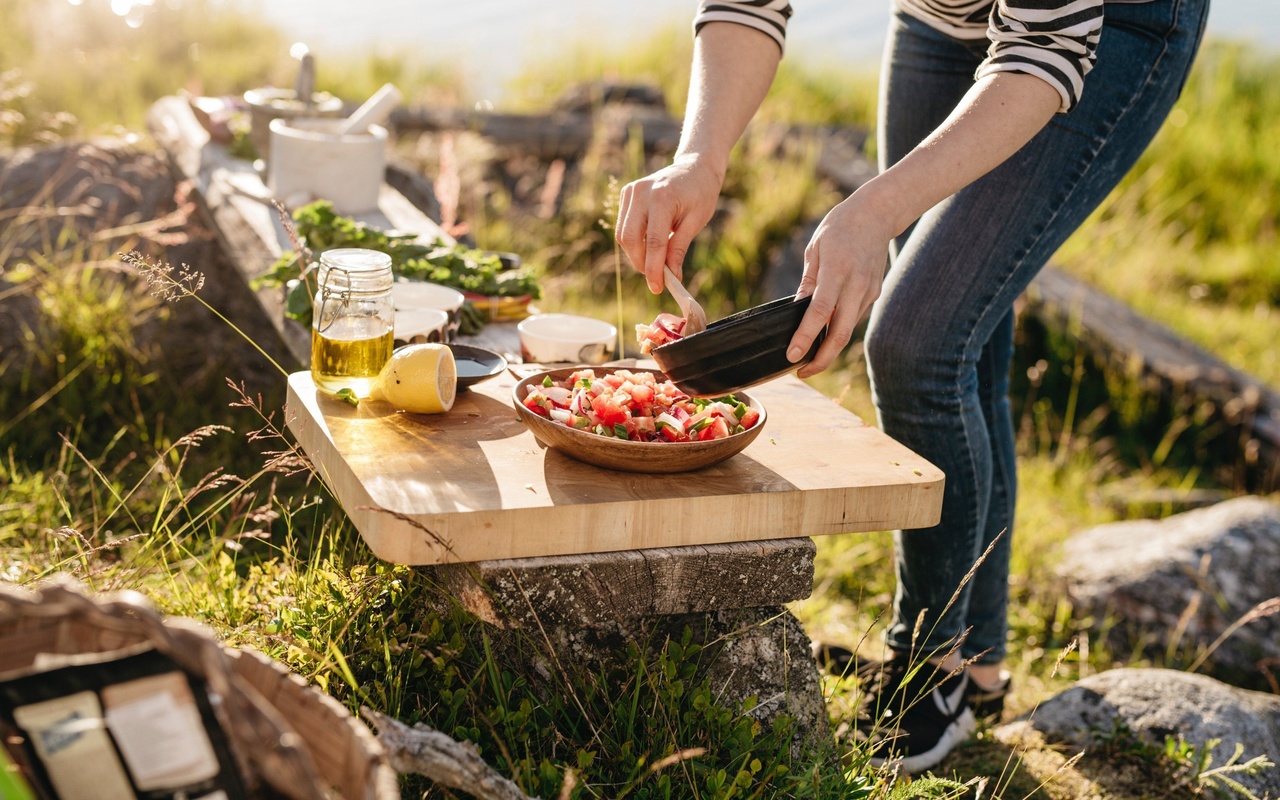 nature, tourism, finland, food, salad, natural ingredients