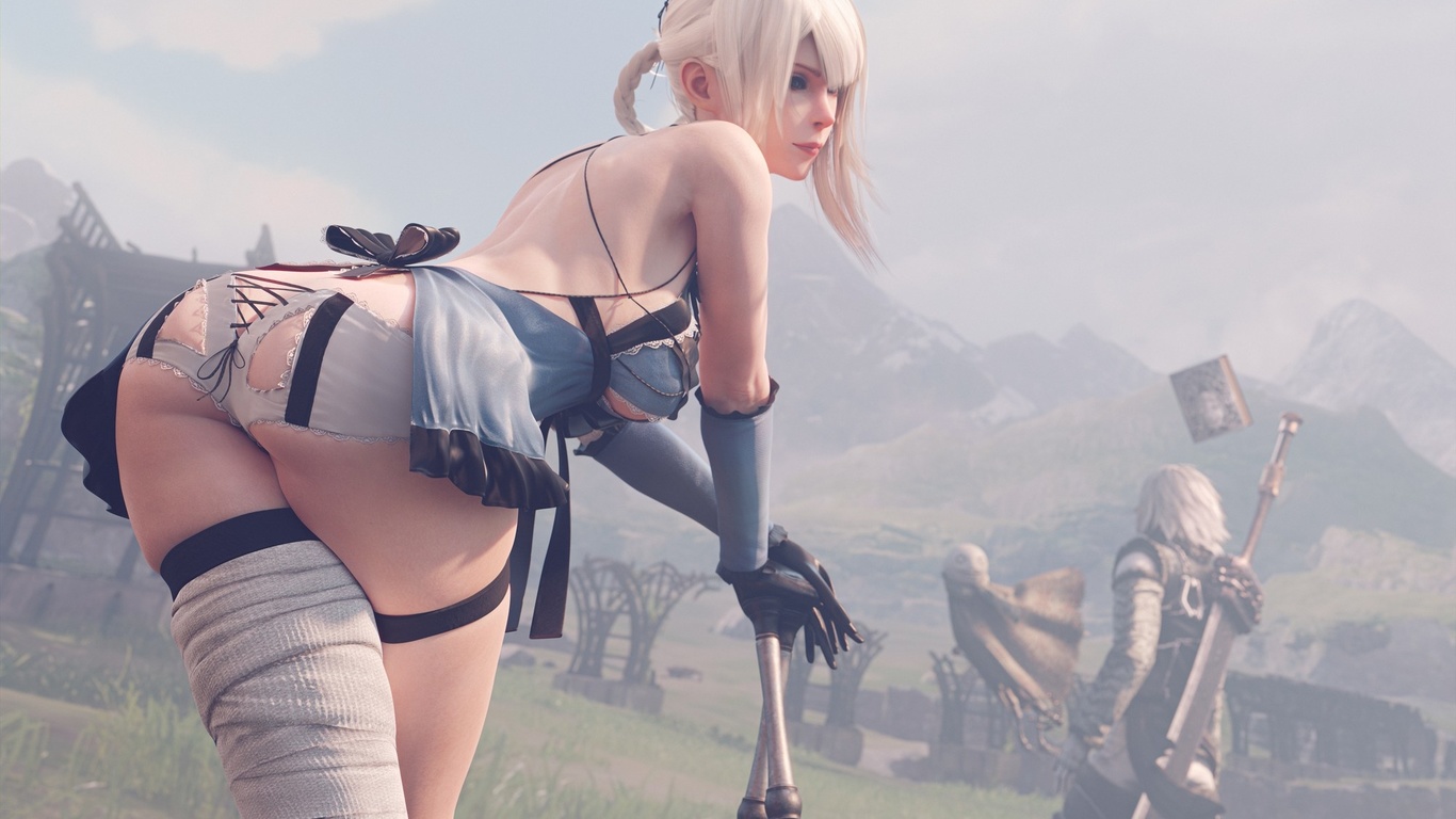 kaine, nier replicant, , , , 