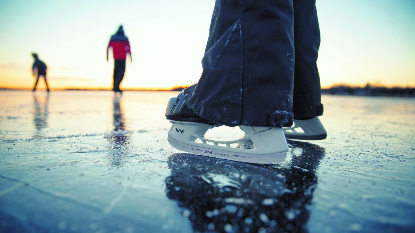 lakeland, skates, finland, winter, arctic nature