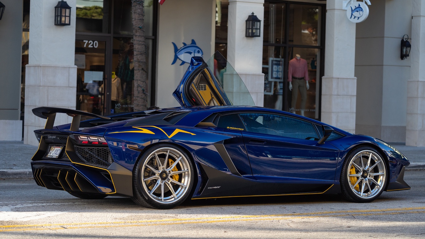 lamborghini, aventador, superveloce