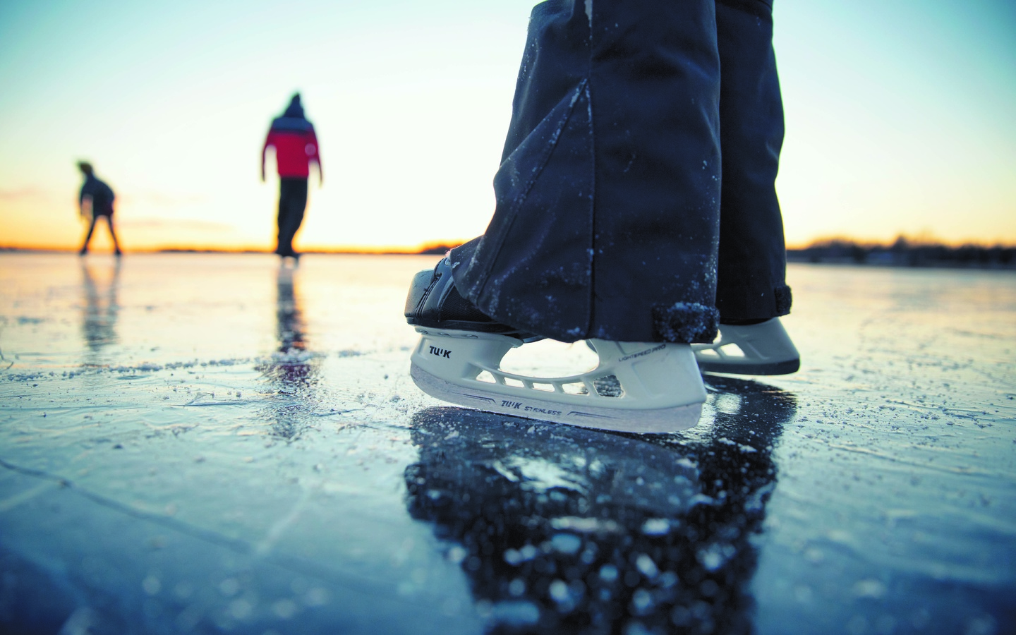 lakeland, skates, finland, winter, arctic nature