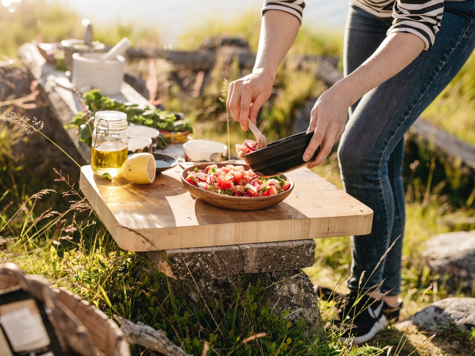 nature, tourism, finland, food, salad, natural ingredients