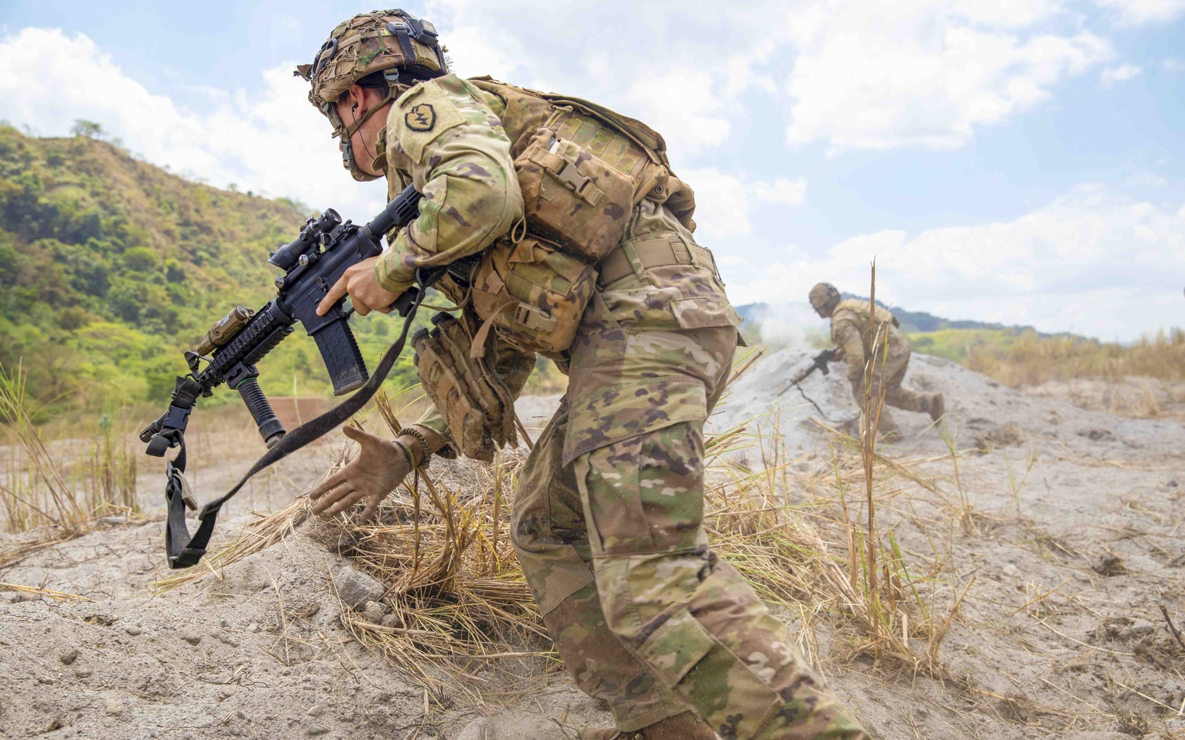 soldiers, army, philippines, live-fire exercise