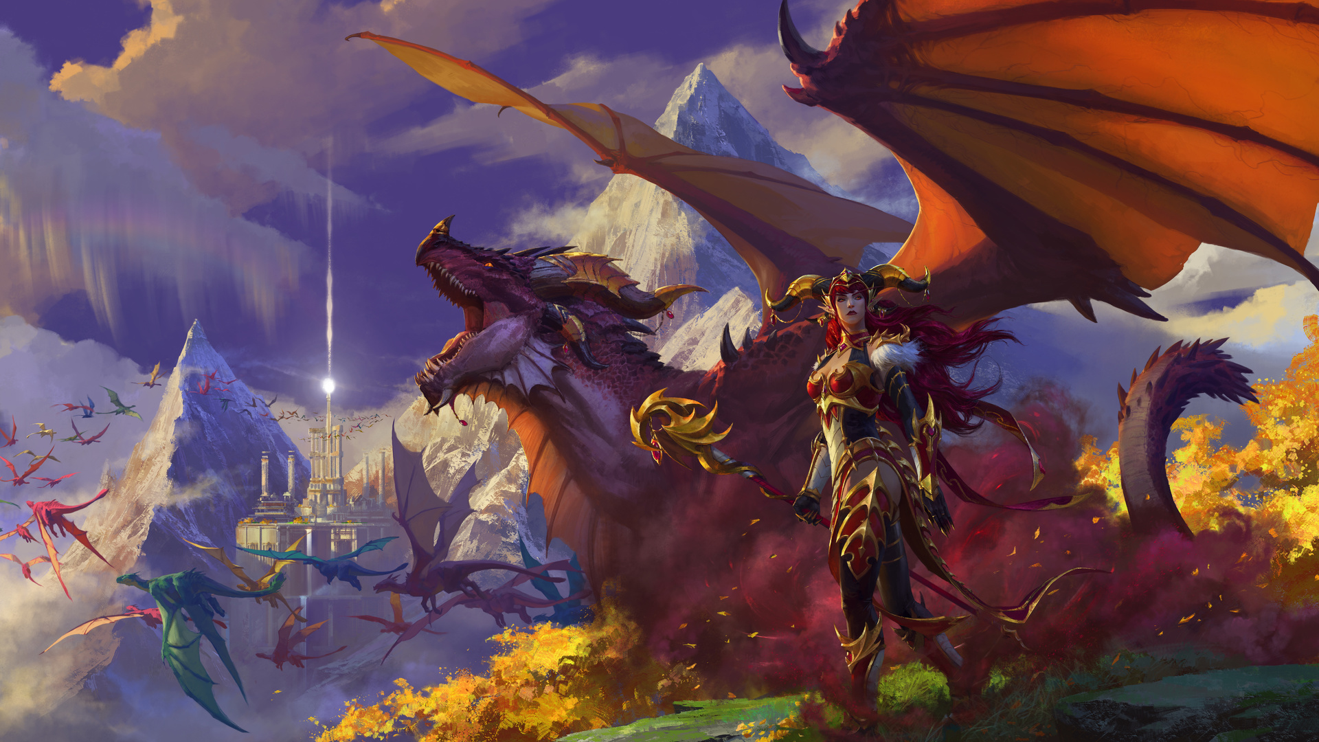 Wow dragonflight обои