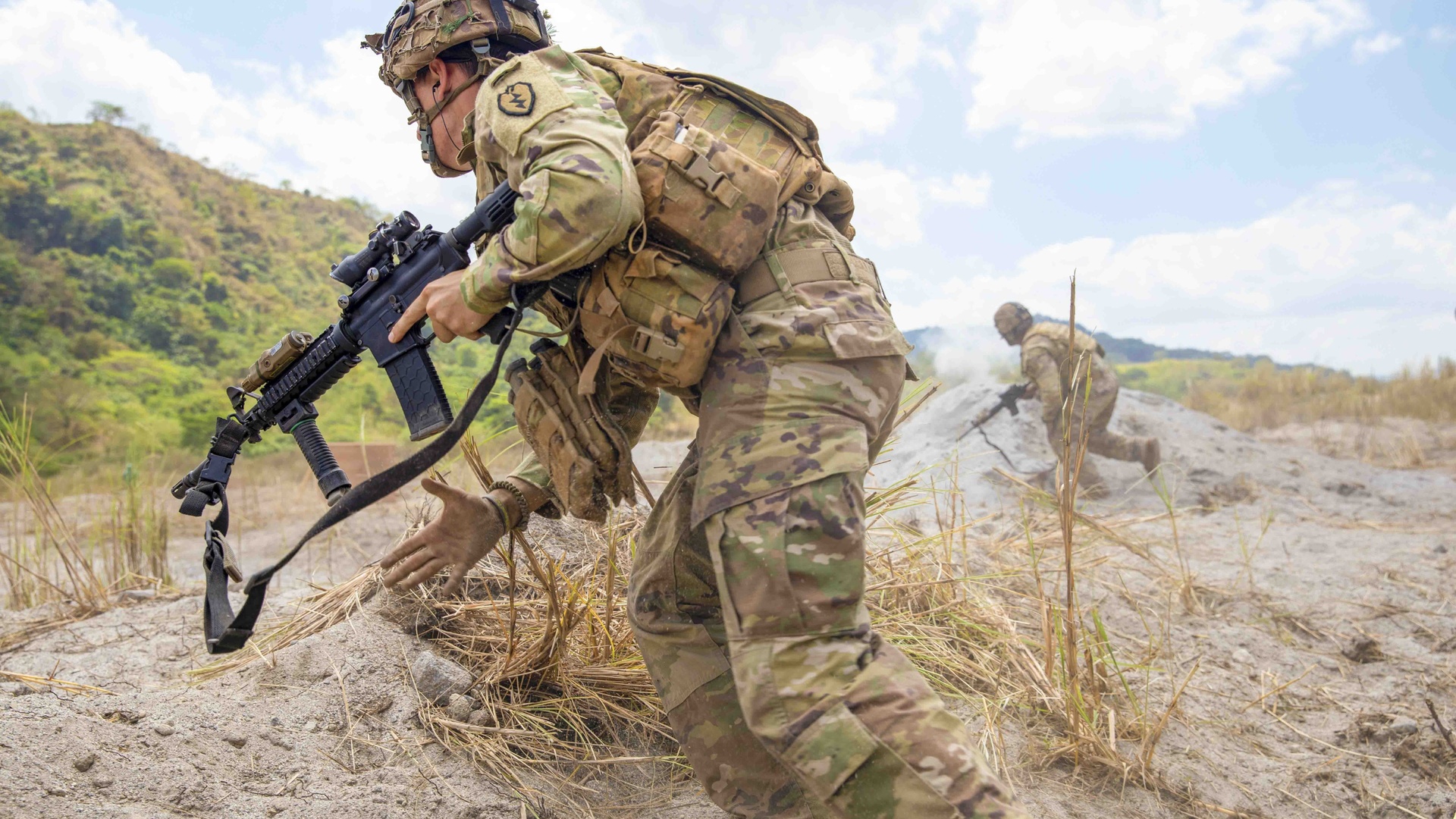 soldiers, army, philippines, live-fire exercise