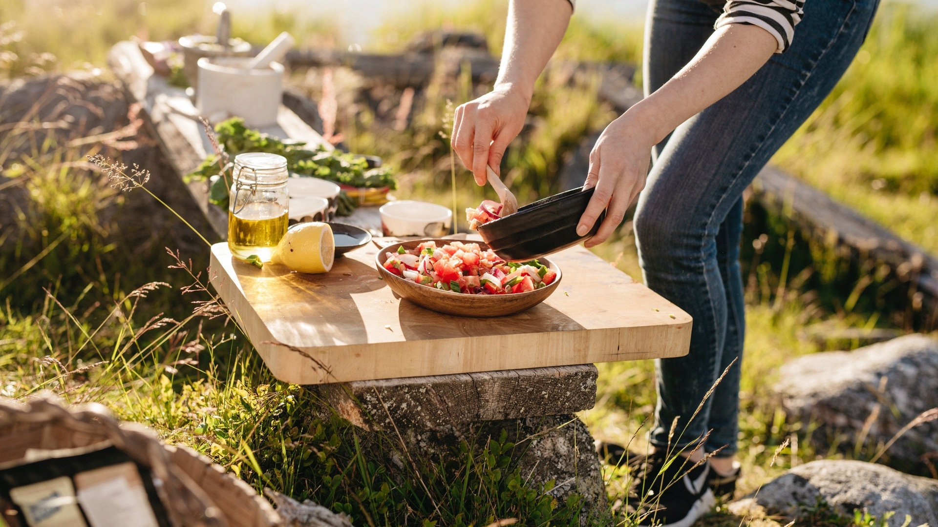 nature, tourism, finland, food, salad, natural ingredients